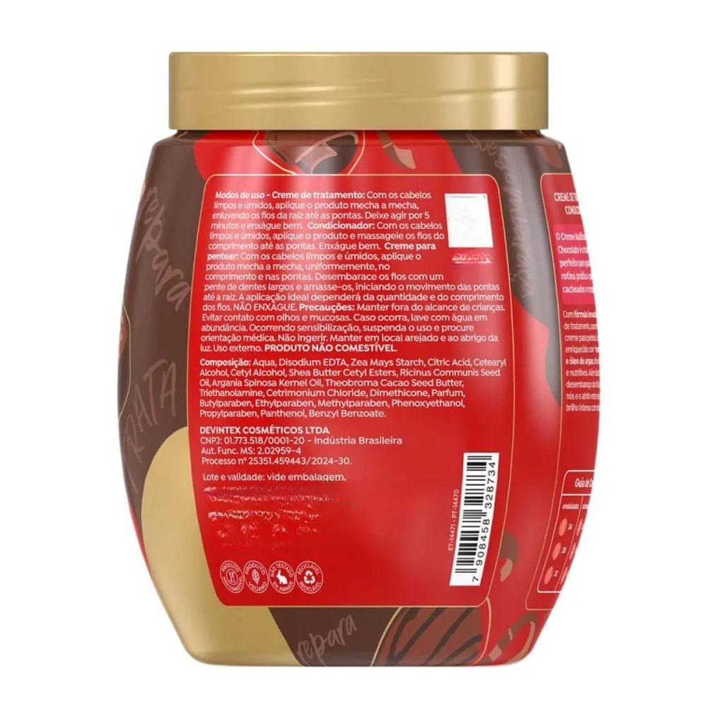 Creme de Pentear Salon Line 3 em 1 Multy Chocolate 1kg - 3