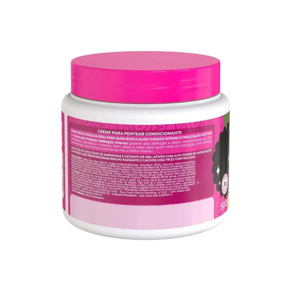 Creme De Pentear Salon Line Definição Intensa 500g - 2