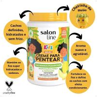 Creme de Pentear Salon Line Kids Cachinhos Poderosos Melão 1kg - 5