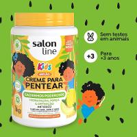 Creme de Pentear Salon Line Kids Cachinhos Poderosos Melão 1kg - 6