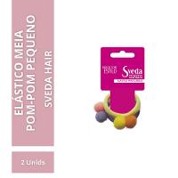 Xuxinha de Cabelo Sveda Hair Pom Pom Pequeno 2 Unidades - 2