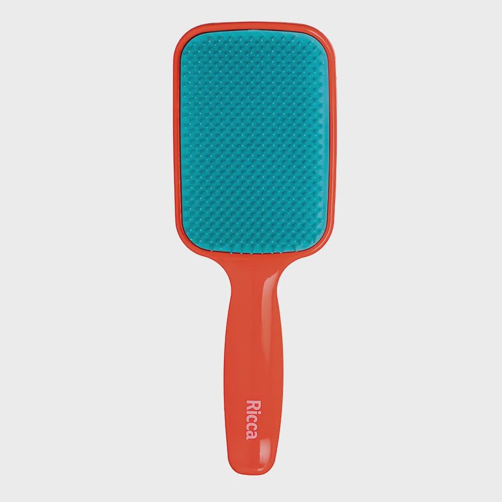 Escova de Cabelo Raquete Ricca Flex Hair Red - 1 Unidade - 2