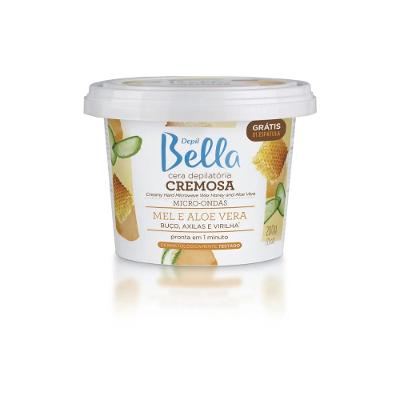 Cera Depilatória Micro-ondas Depil Bella Mel e Aloe Vera