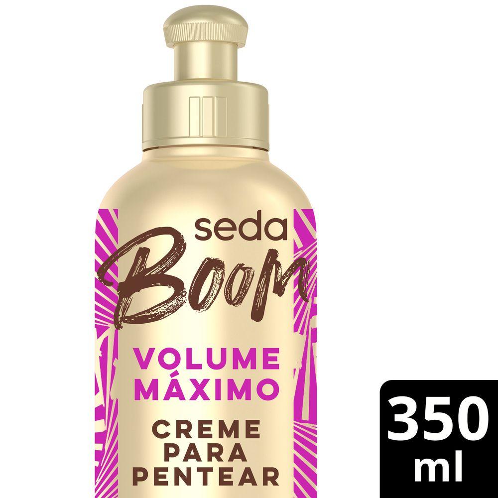 Creme Pentear Seda Boom Volume Máximo 350ml - 1