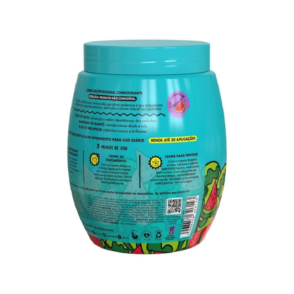 Creme Multifuncional Salon Line 3 em 1 Hidra Cachinhos Kids 1kg - 2