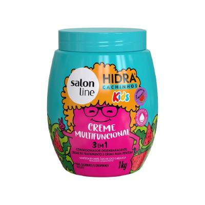 Creme Multifuncional Salon Line 3 em 1 Hidra Cachinhos Kids 1kg