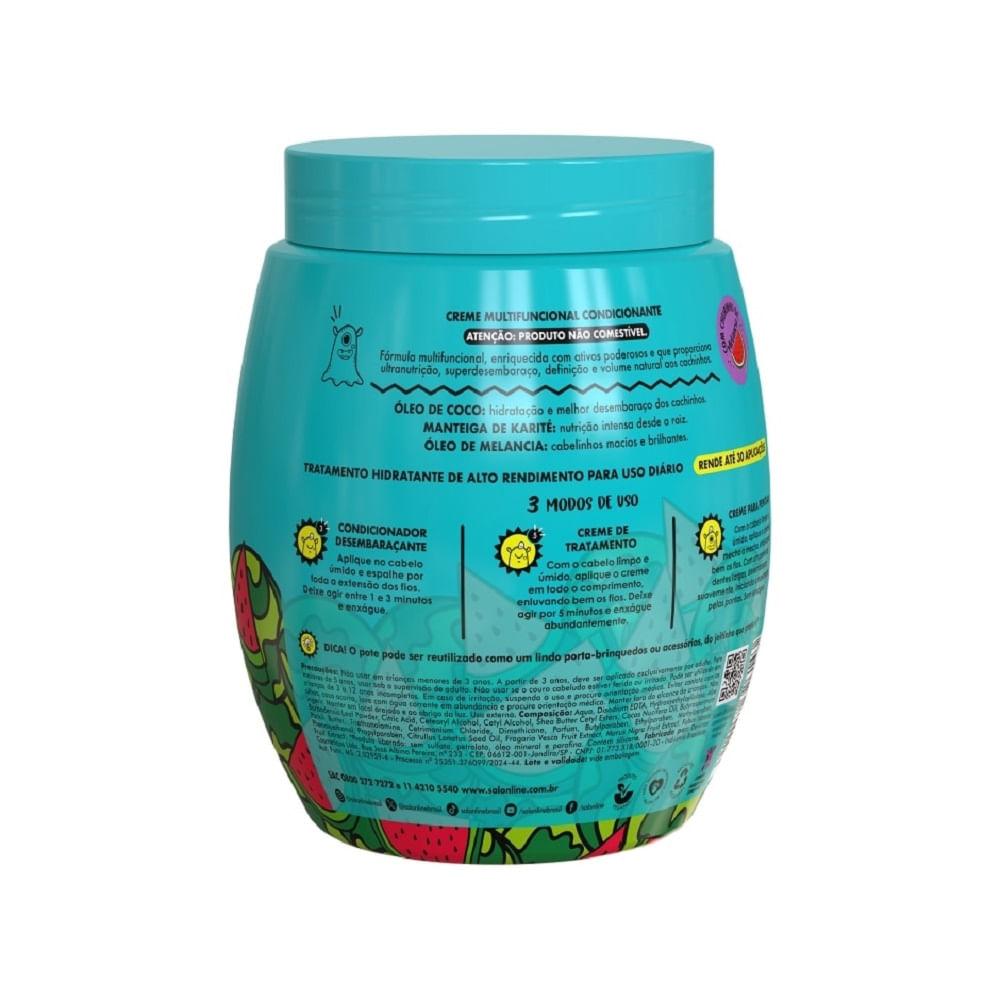 Creme Multifuncional Salon Line 3 em 1 Hidra Cachinhos Kids 1kg - 3