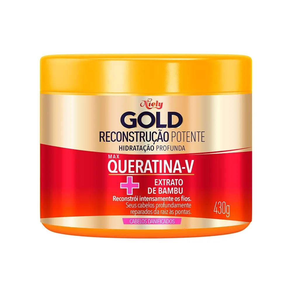 Creme de Tratamento Niely Gold Reconstrução Potente 430g - 1