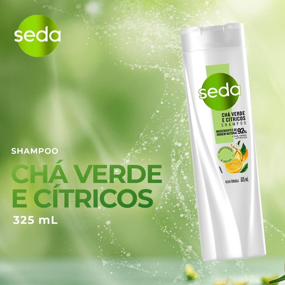 Shampoo Seda Joias da Natureza Chá Verde e Cítricos 325 ml - 4