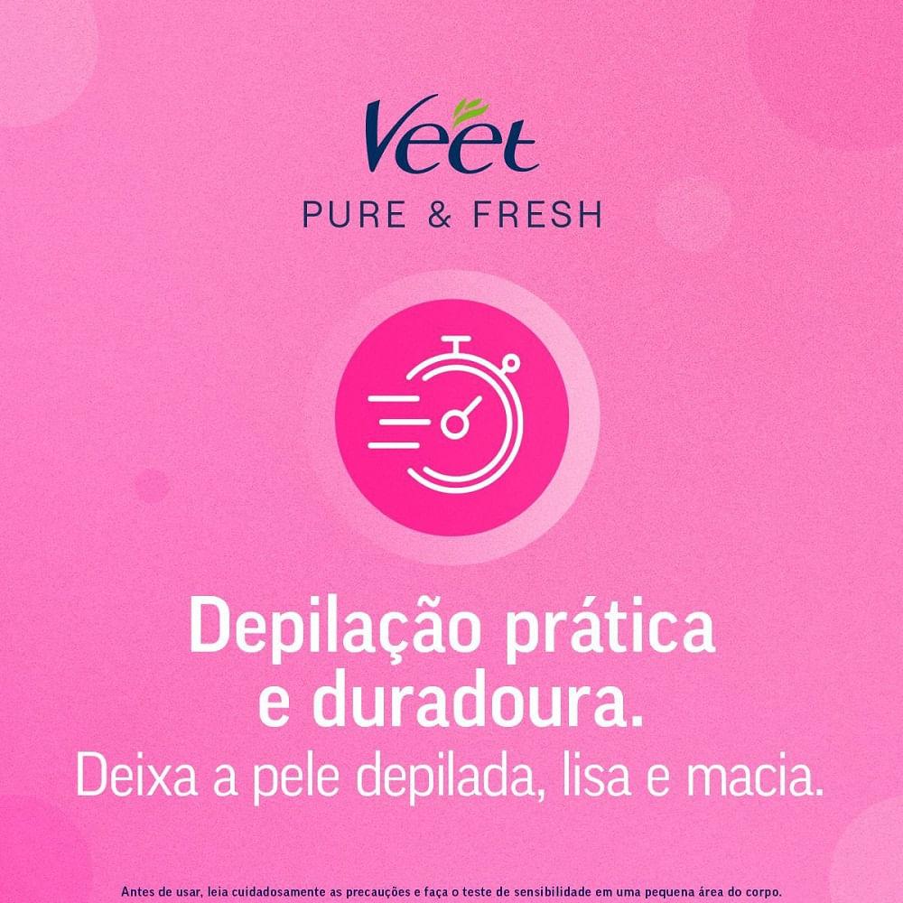 Cera Fria Depilatória Facial Veet Pure e Fresh 16 Unidades - 5