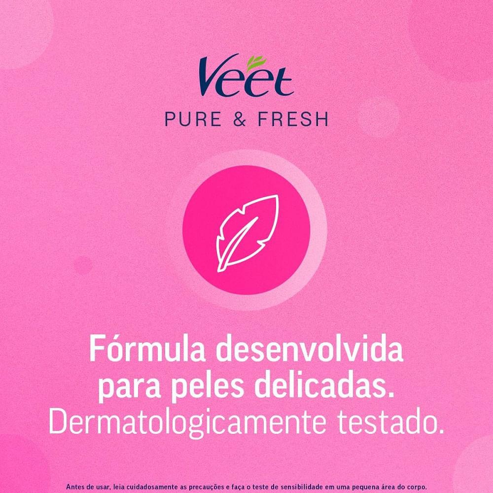 Cera Fria Depilatória Facial Veet Pure e Fresh 16 Unidades - 8