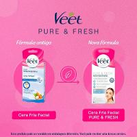 Cera Fria Depilatória Facial Veet Pure e Fresh 16 Unidades - 3