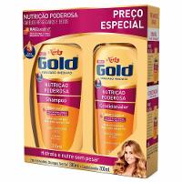 Kit Niely Gold Nutrição Poderosa Shampoo 300ml + Condicionador 200ml - 1