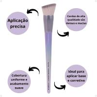 Pincel Ruby Rose Kabuki Chanfrado Holographic - 5