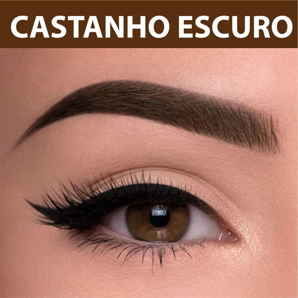Henna Para Sobrancelha Expressão Facial Castanho Escuro 2,5g - 3