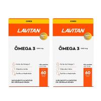 Kit 2 Lavitan Ômega 3 1000mg Com 60 Cápsulas Cada - 1