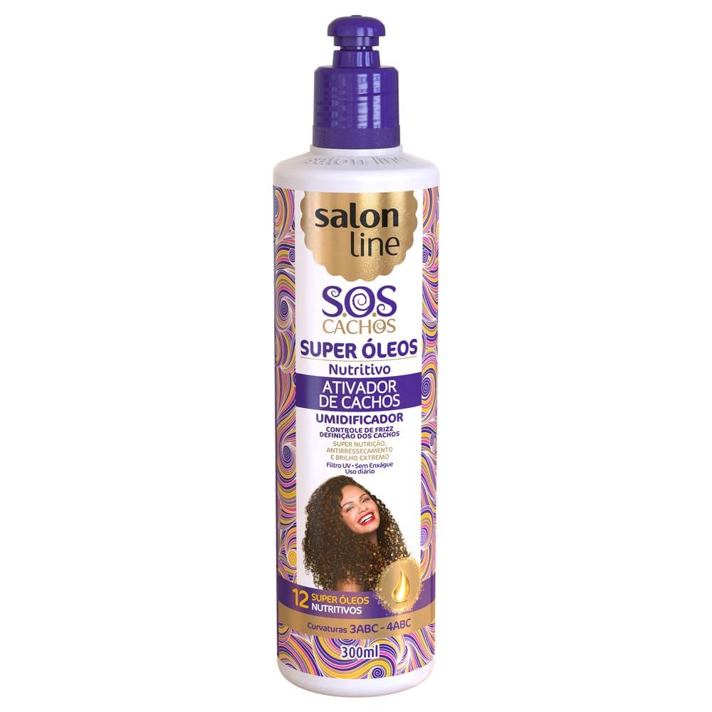 Ativador de Cachos Salon Line SOS Cachos Super Óleos 300ml - 1