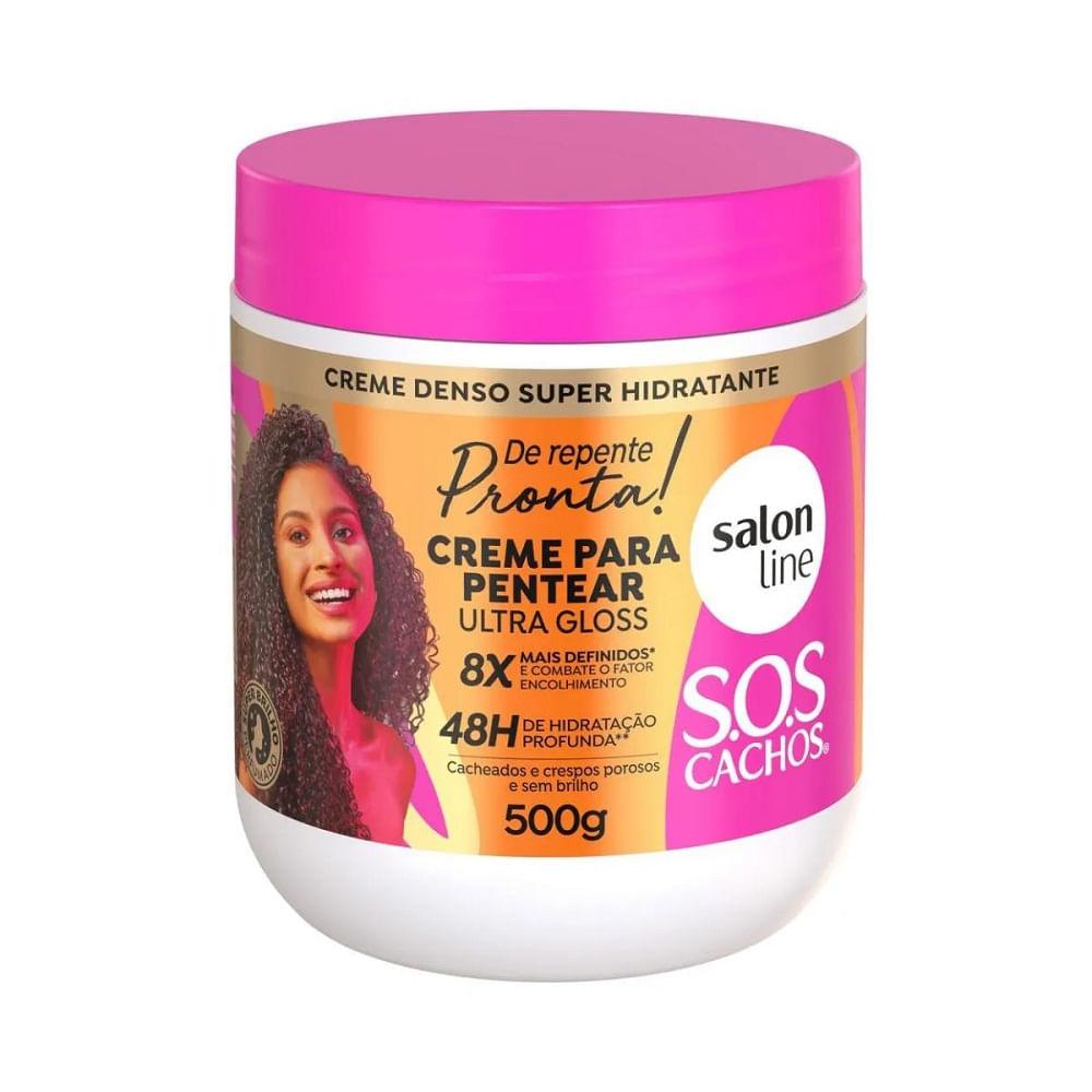 Creme de Pentear Salon Line De Repente Pronta Ultra Gloss 500g - 1