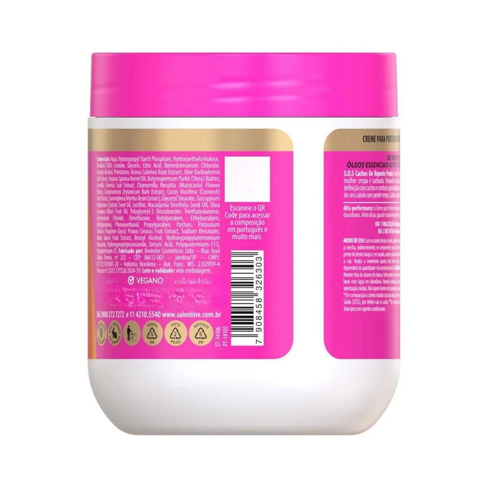 Creme de Pentear Salon Line De Repente Pronta Ultra Gloss 500g - 2