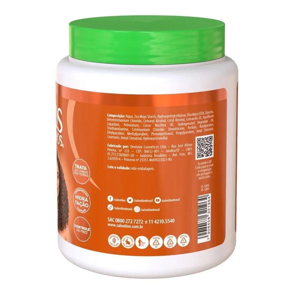Creme Pentear Salon Line SOS Cachos Óleo de Coco 1kg - 2