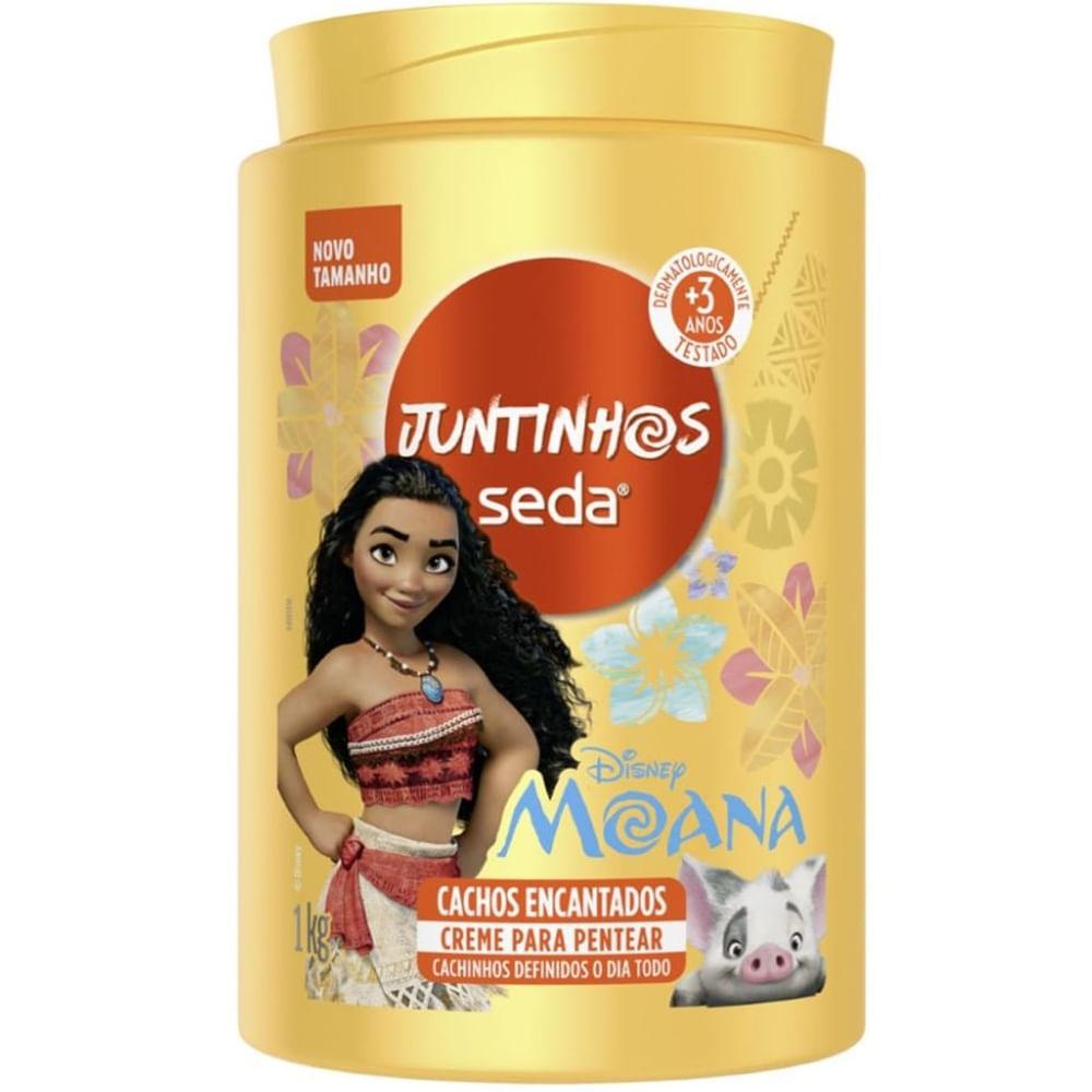 Creme para Pentear Seda Juntinhos Moana Cachos Encantados 1kg - 1