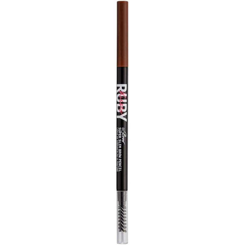 Lápis de Sobrancelha Chocolate Brown Go Brow Ultrafino Ruby Kisses 0,08g - 1
