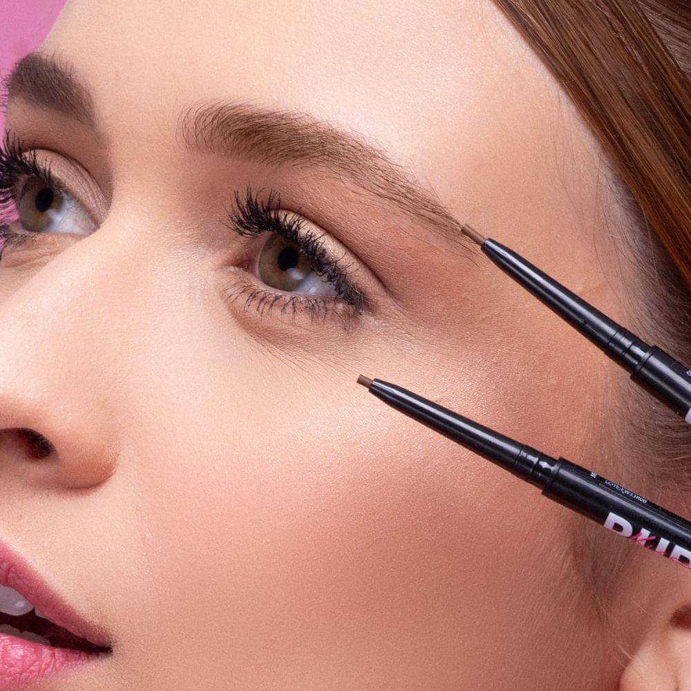 Lápis de Sobrancelha Chocolate Brown Go Brow Ultrafino Ruby Kisses 0,08g - 5