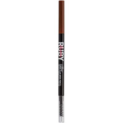 Lápis de Sobrancelha Chocolate Brown Go Brow Ultrafino Ruby Kisses 0,08g