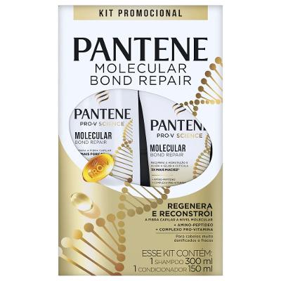 Kit Pantene Molecular Bond Repair Shampoo 300ml + Condicionador 150ml