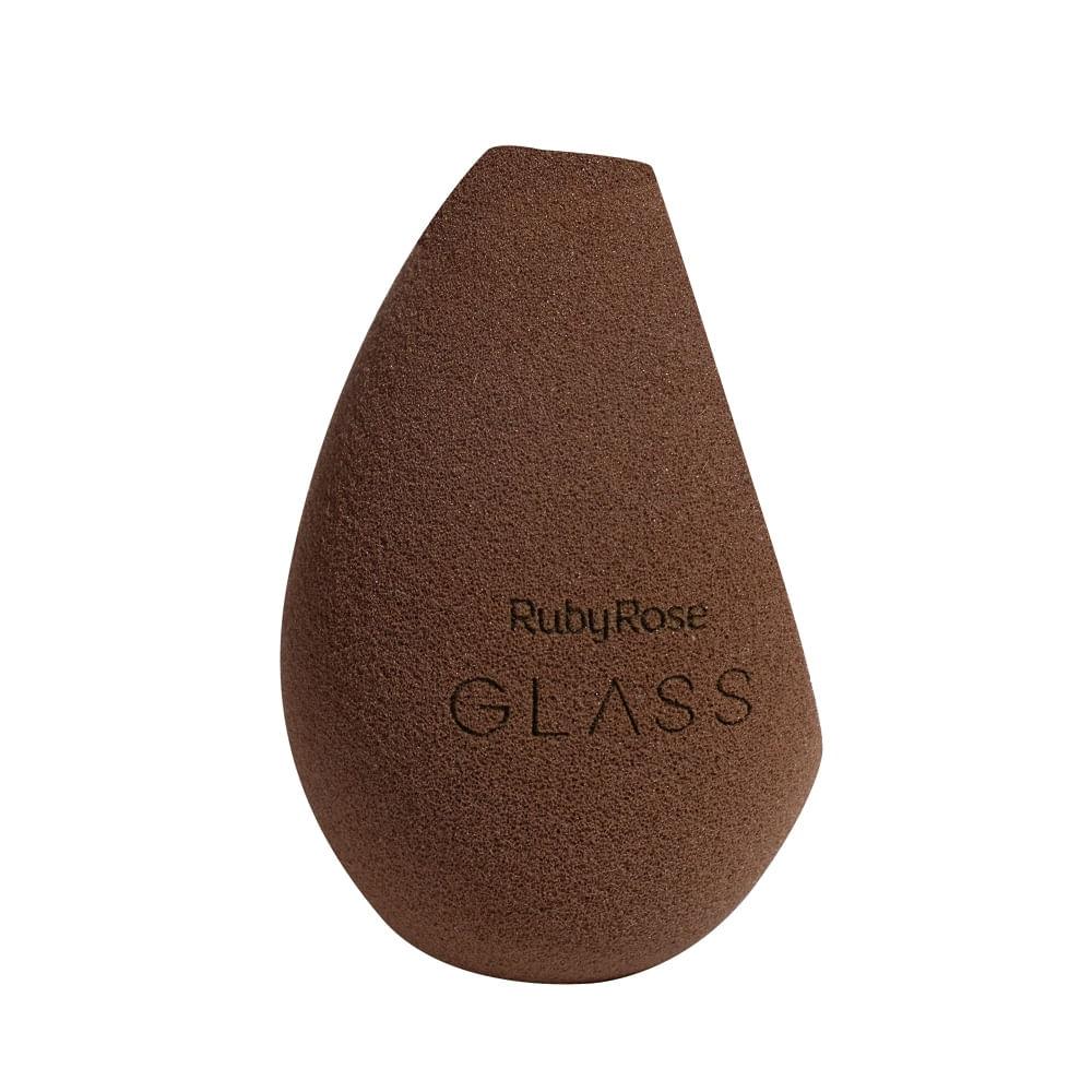 Esponja de Maquiagem Ruby Rose Flat Mirror Glass - 4