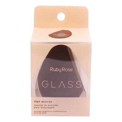 Esponja de Maquiagem Ruby Rose Flat Mirror Glass