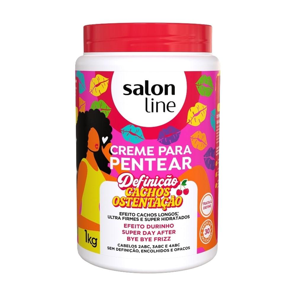 Creme de Pentear Salon Line Definição Cachos Ostentação 1kg - 1