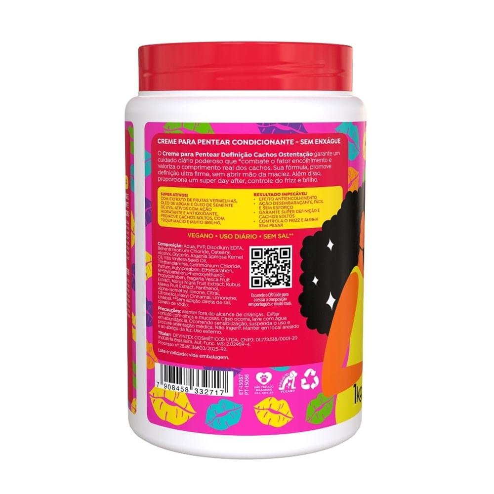 Creme de Pentear Salon Line Definição Cachos Ostentação 1kg - 3