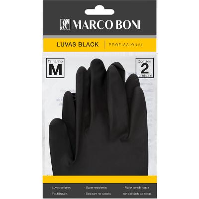 Luva Marco Boni Black Tamanho M 2 Unidades