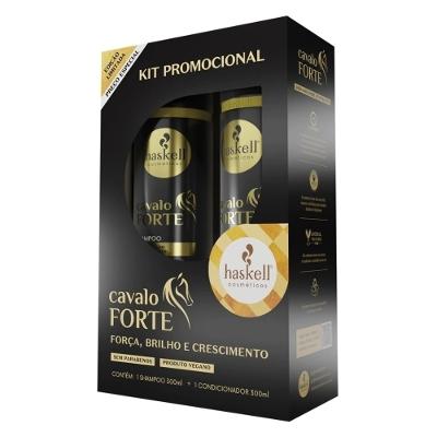 Kit Shampoo + Condicionador Haskell Cavalo Forte 300ml