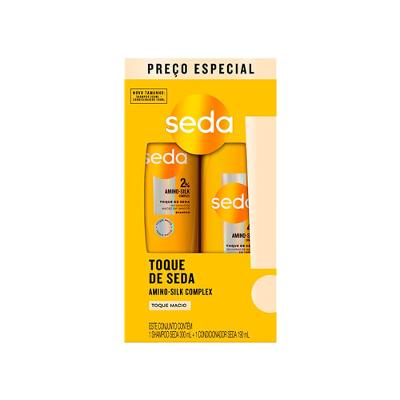 Shampoo 300ml + Condicionador 190ml Seda Toque de Seda
