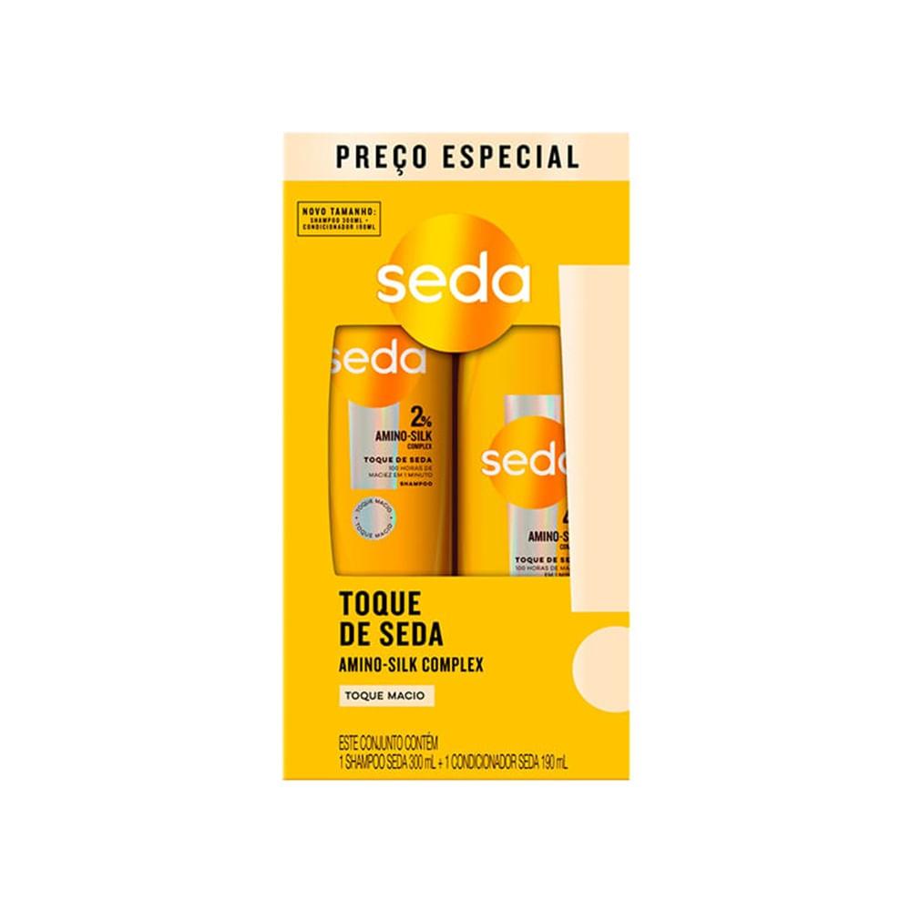Shampoo 300ml + Condicionador 190ml Seda Toque de Seda - 1