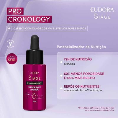 Ampola Capilar Siàge Potencializador de Nutrição Pro Cronology 30ml