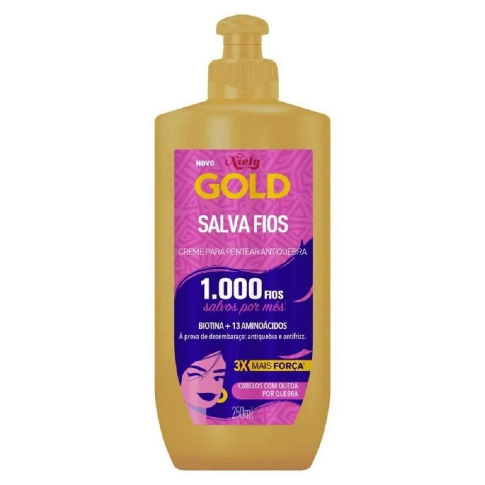 Creme de Tratamento Niely Gold Salva Fios 250ml - 1