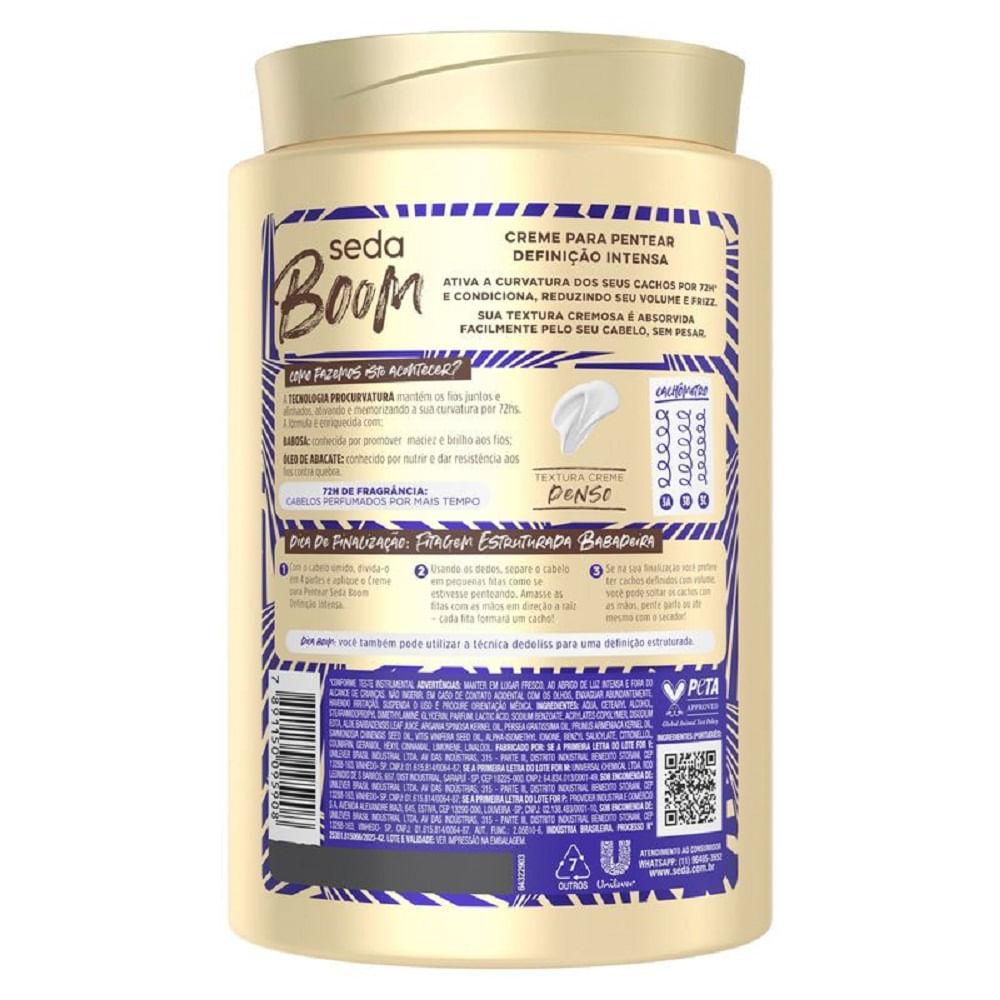Creme de Pentear Seda Boom Definição Intensa 1kg - 3