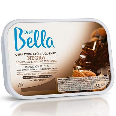 Cera Depilatória Depil Bella Negra 250g
