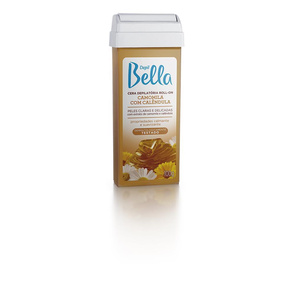 Cera Depilatória Depil Bella Camomila Refil Rollon 100g - 1