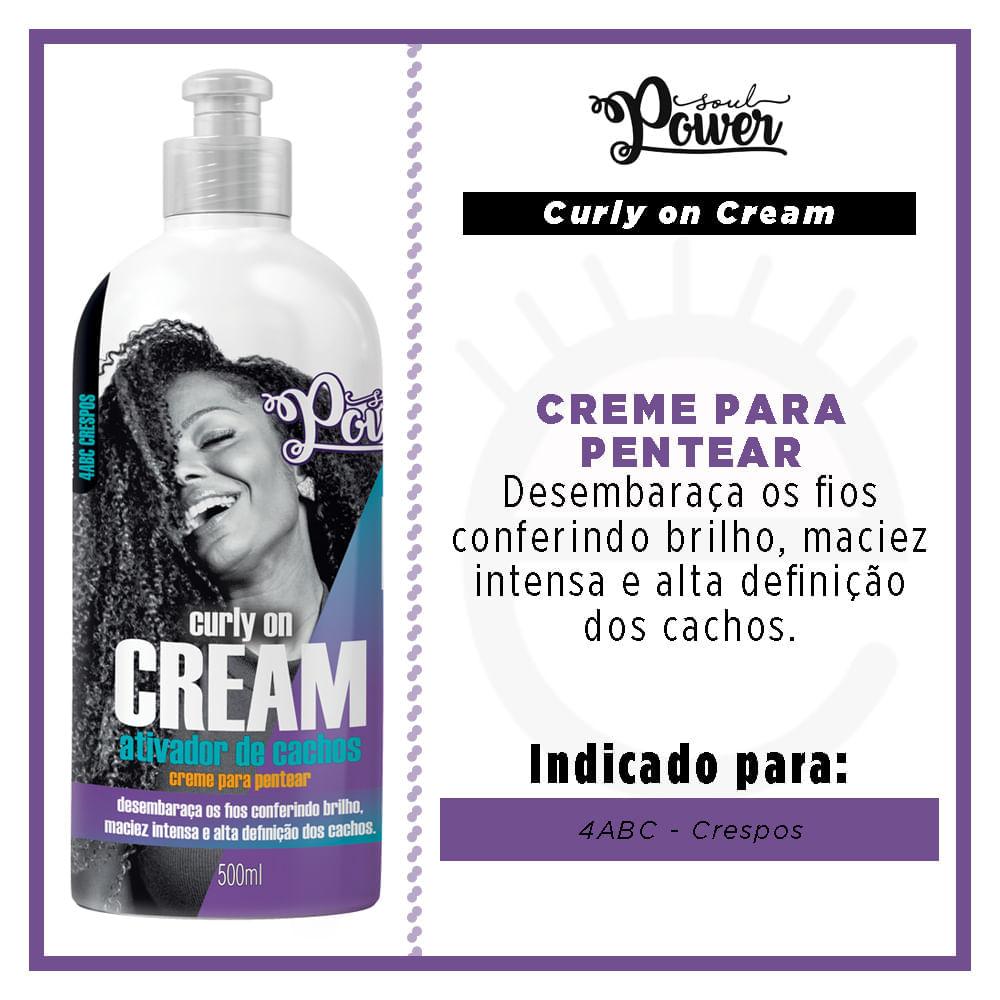Creme Pentear Soul Power Curly On Cream 500ml - 2