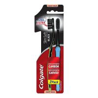 Escova Dental Colgate Slim Black 2 unidades - 1