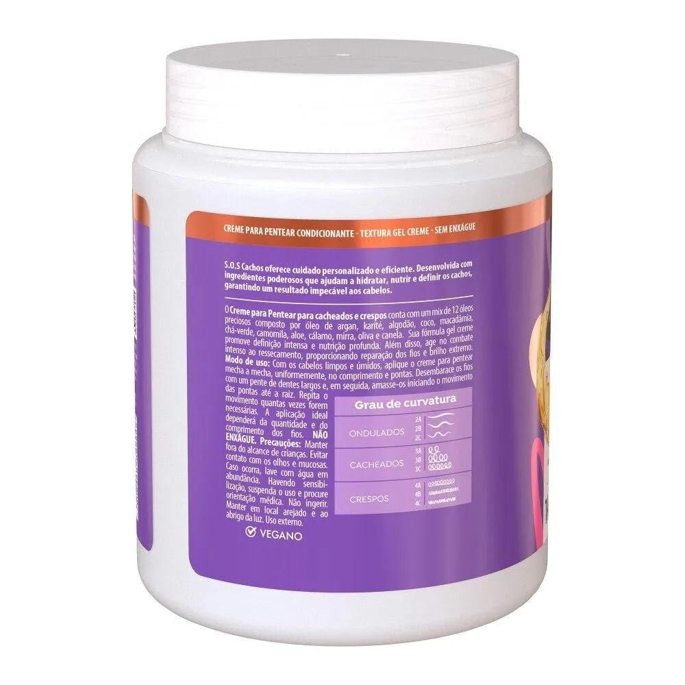 Creme Pentear Salon Line SOS Cachos Super Óleos 1kg - 2