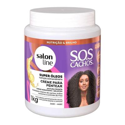 Creme Pentear Salon Line SOS Cachos Super Óleos 1kg