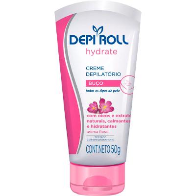 Creme Depilatório Facial para Buço Depiroll Hydrate 50g