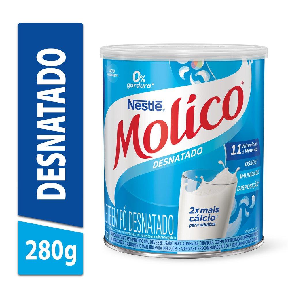 Leite Em Pó Nestlé Molico Desnatado Total Cálcio 280g - 4