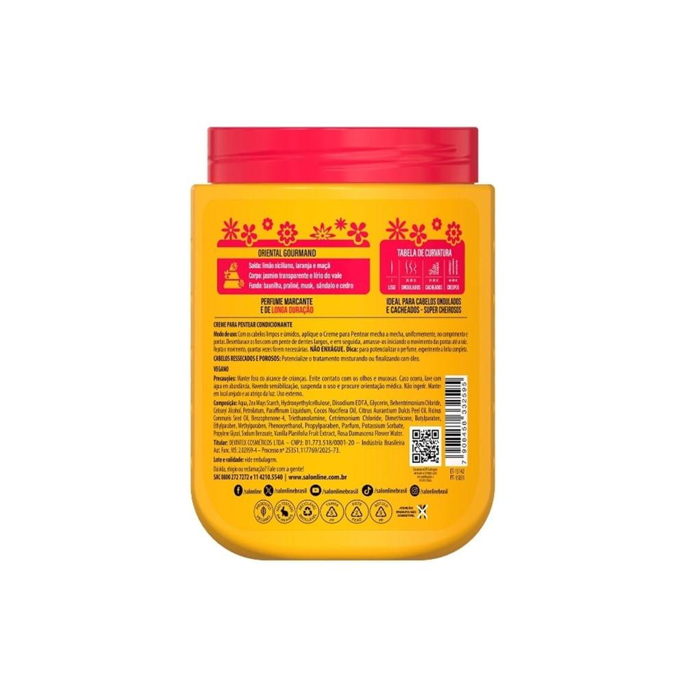 Creme de Pentear Salon Line Xêrosa Baunilha Doce 800g - 1