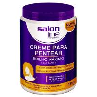 Creme de Pentear Salon Line Brilho Máximo 1 Kilo - 1